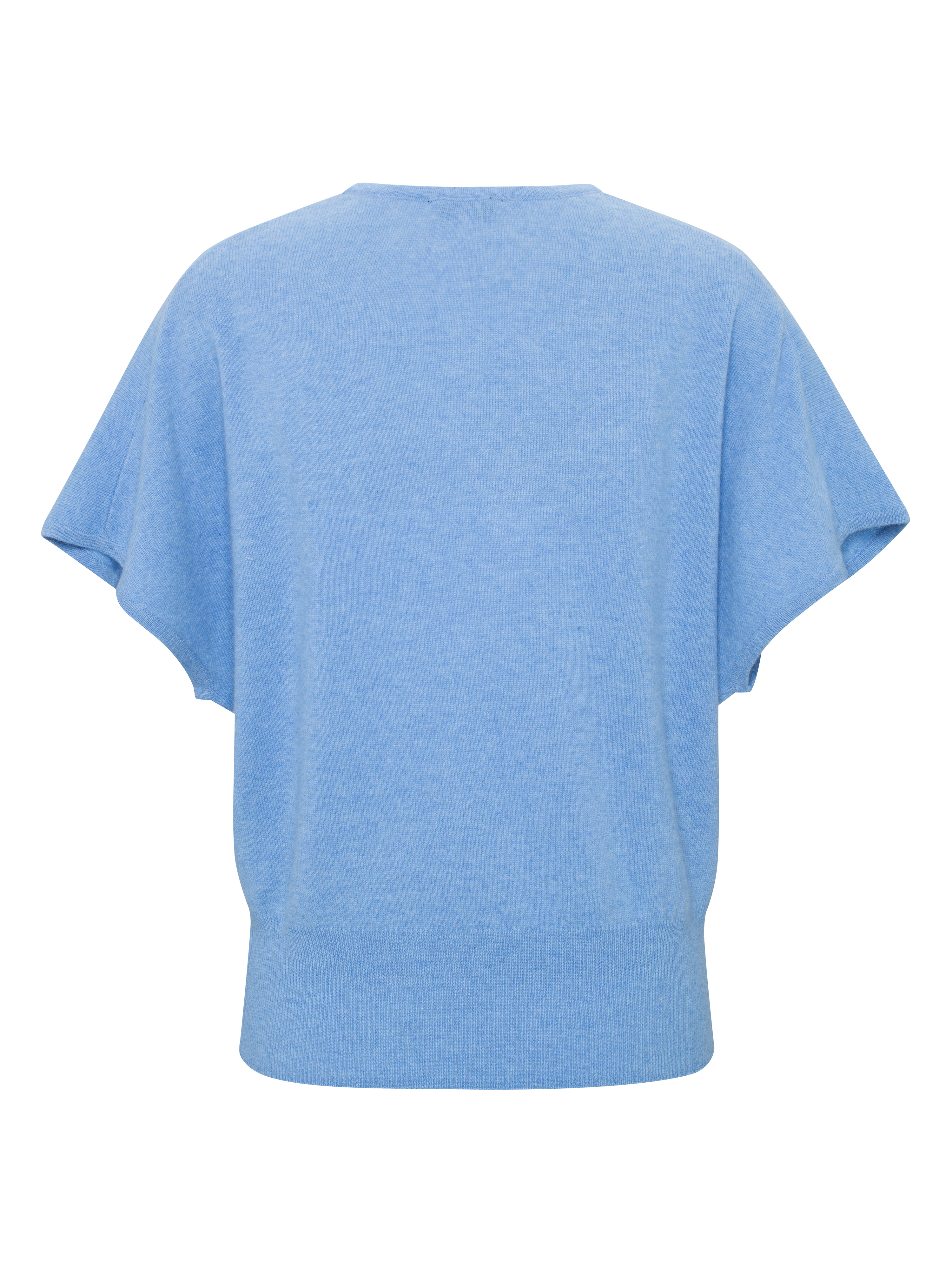 Tonekollen Kashmir T-skjorte Light Blue Melange