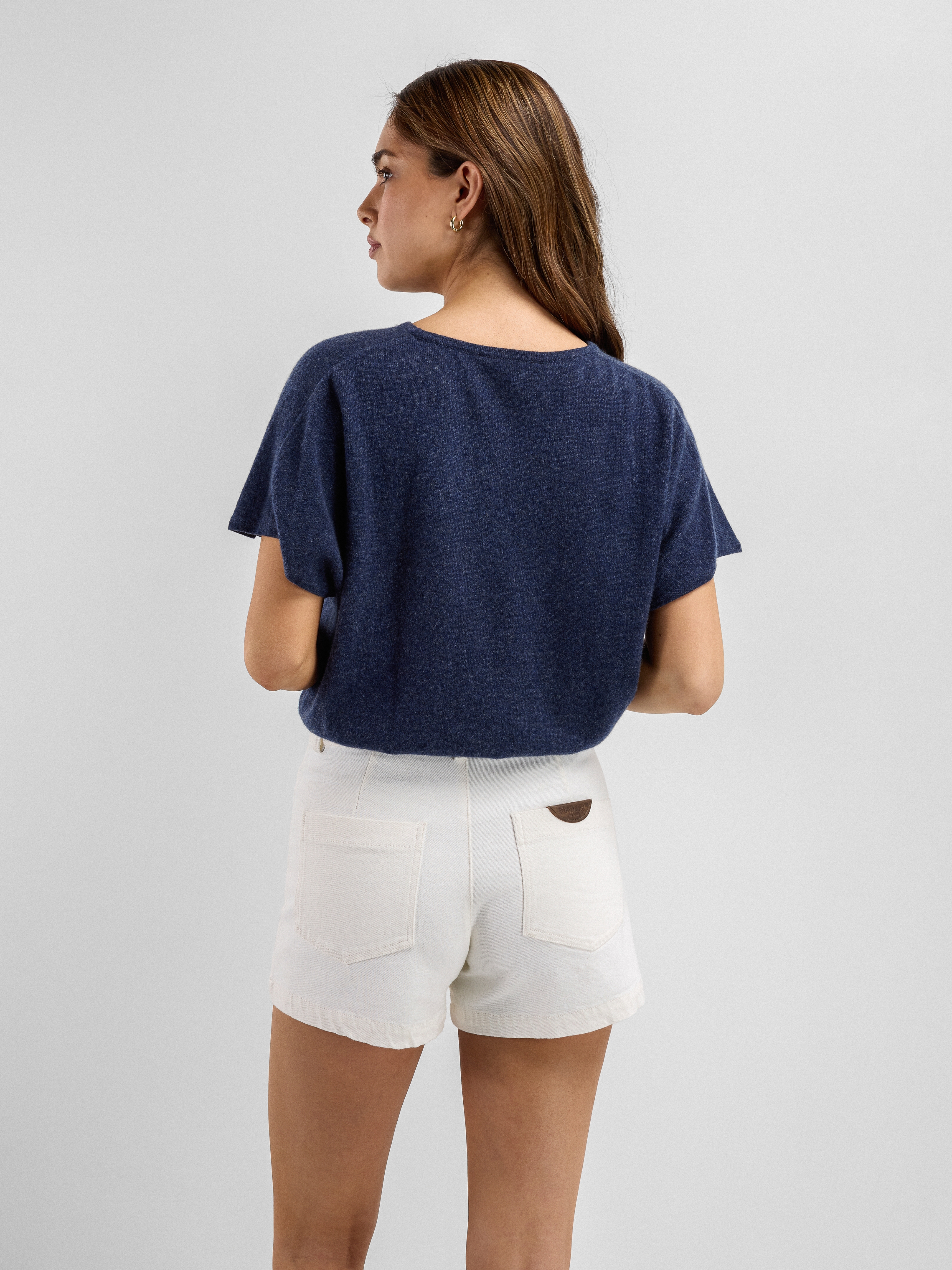 Engelsviken Denim Shorts Snow White