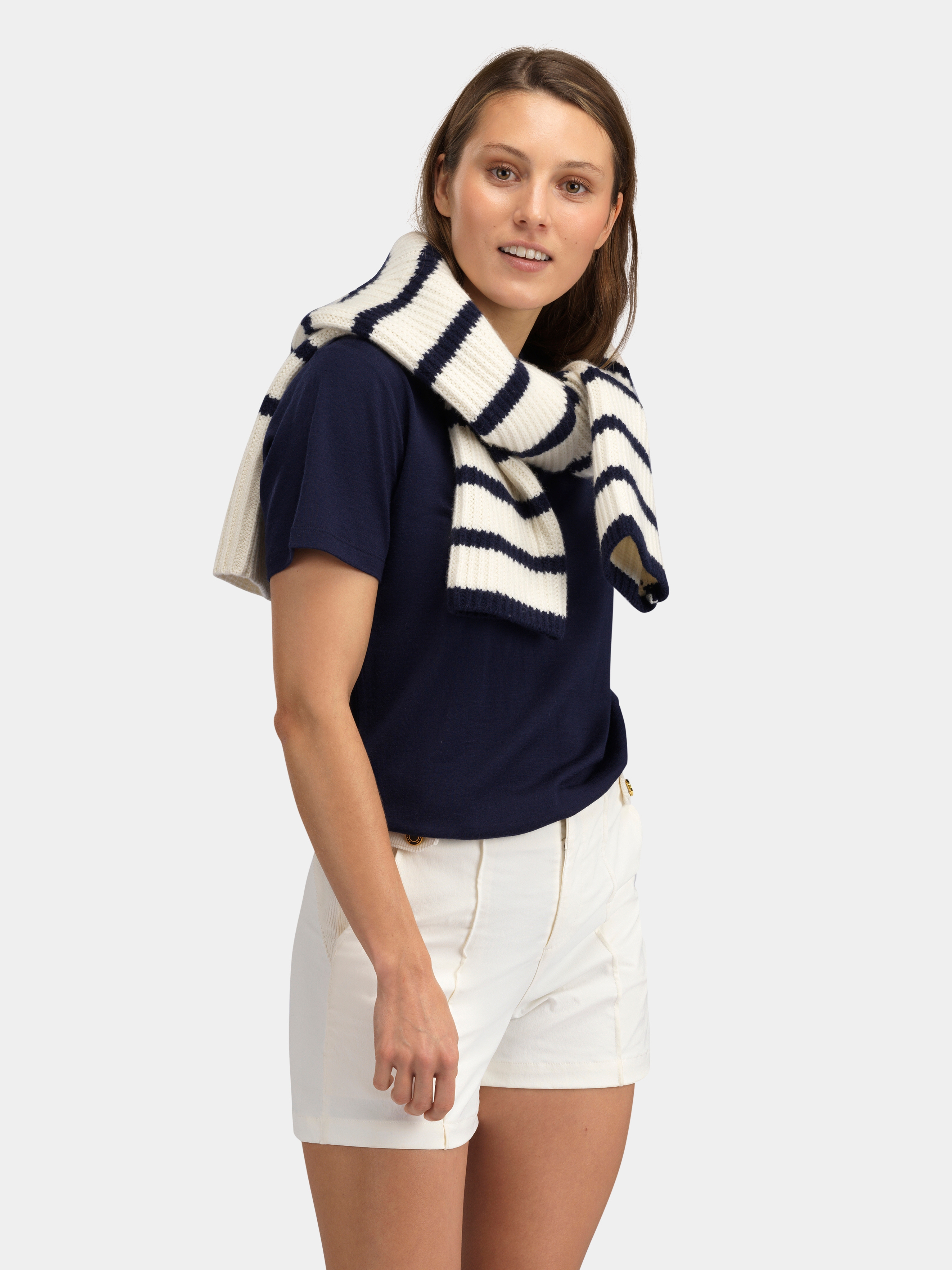 Tuva Ull T-skjorte Blue Ink