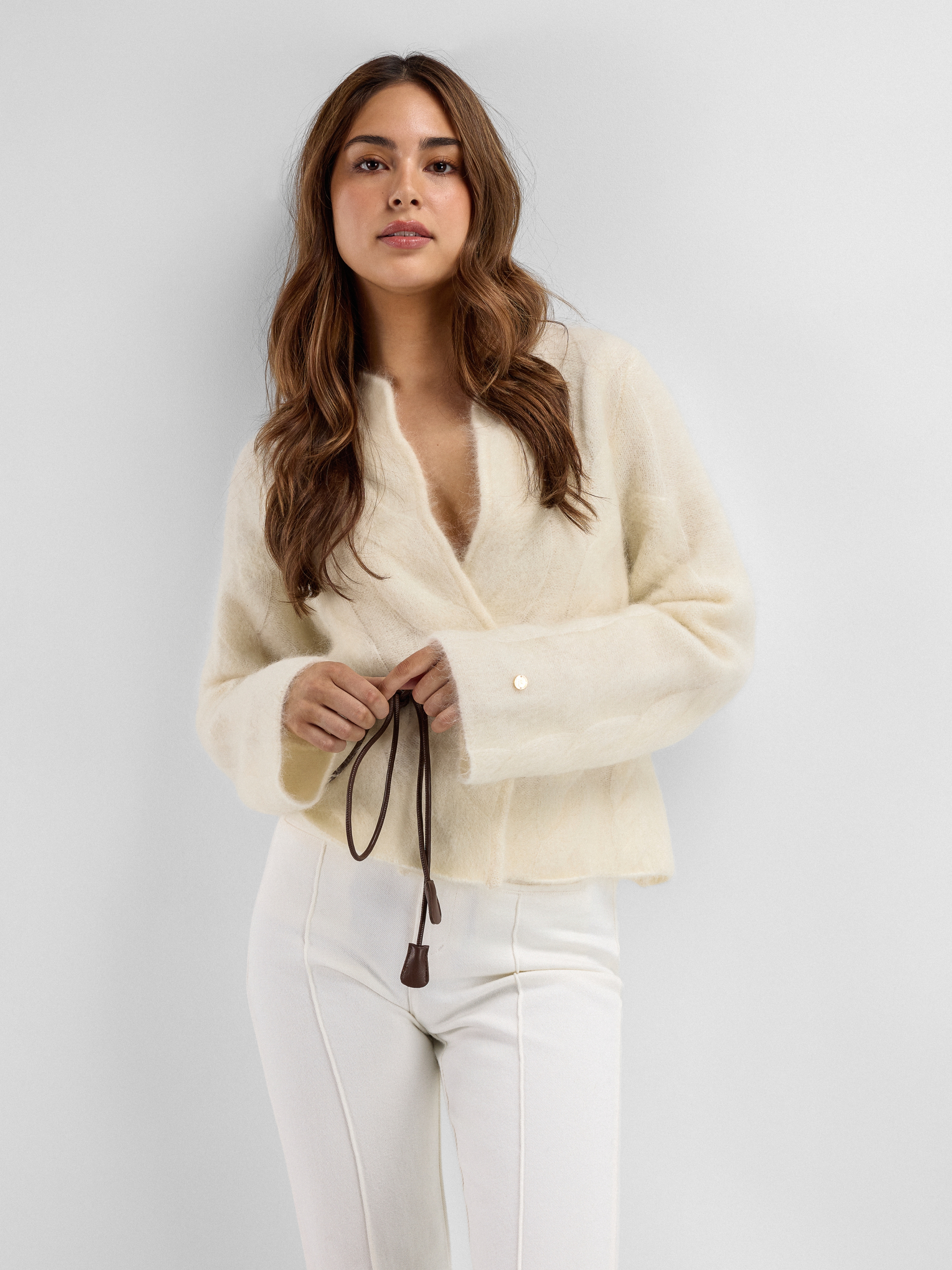 Vinjeronden Cardigan  Cream