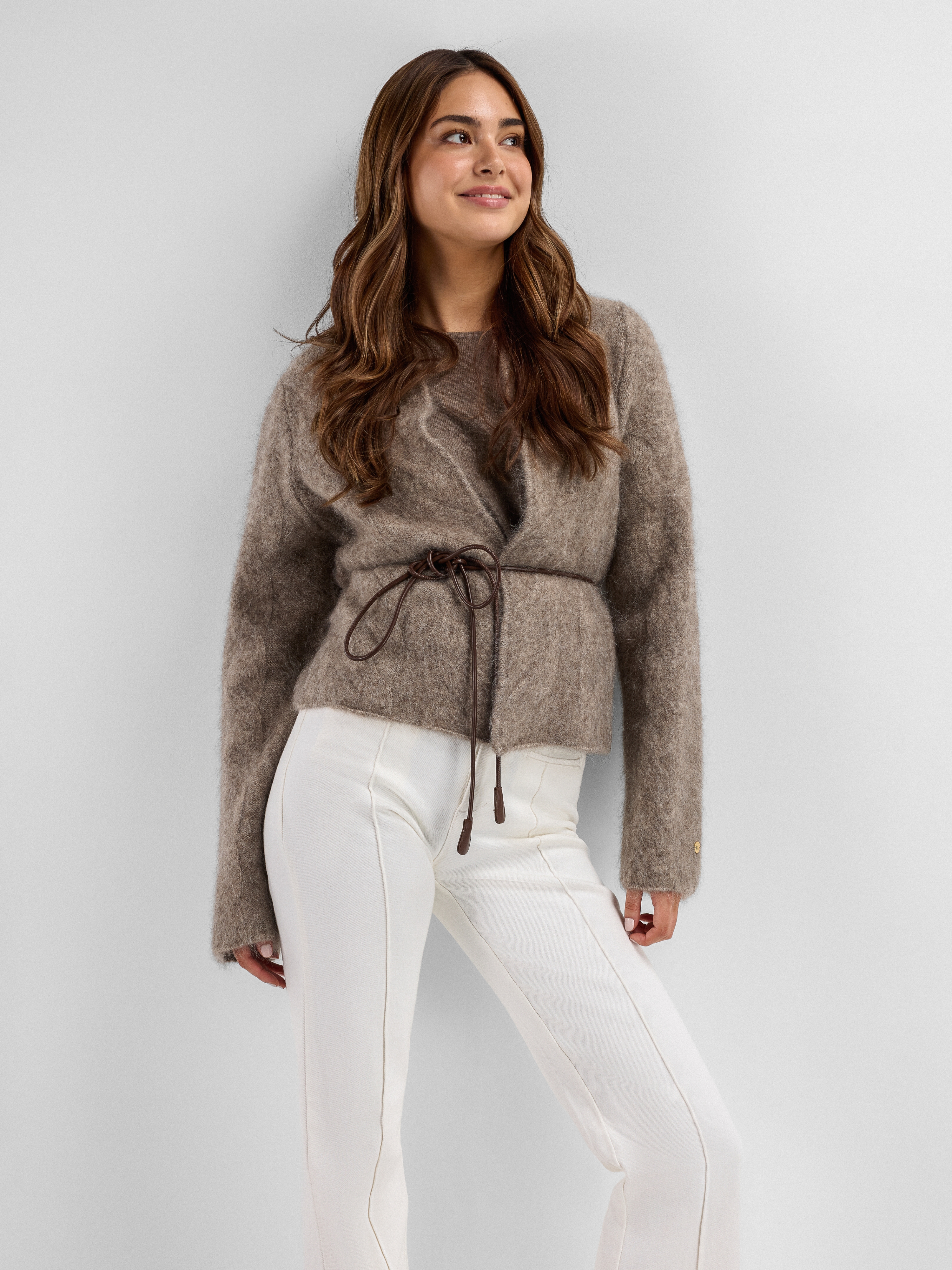 Vinjeronden Cardigan  Sand melange