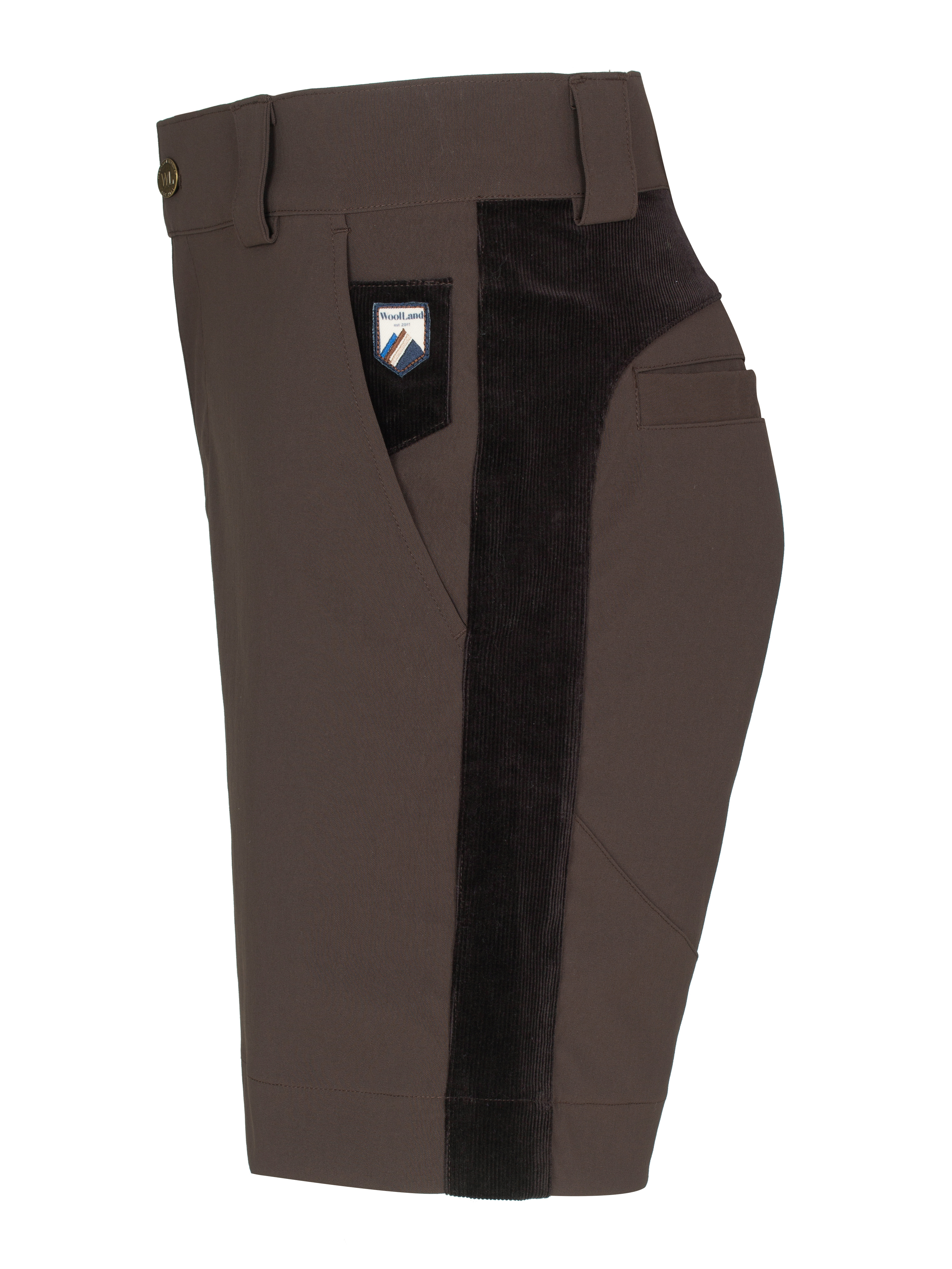 Romsdalseggen Cord Shorts  Hot Fudge