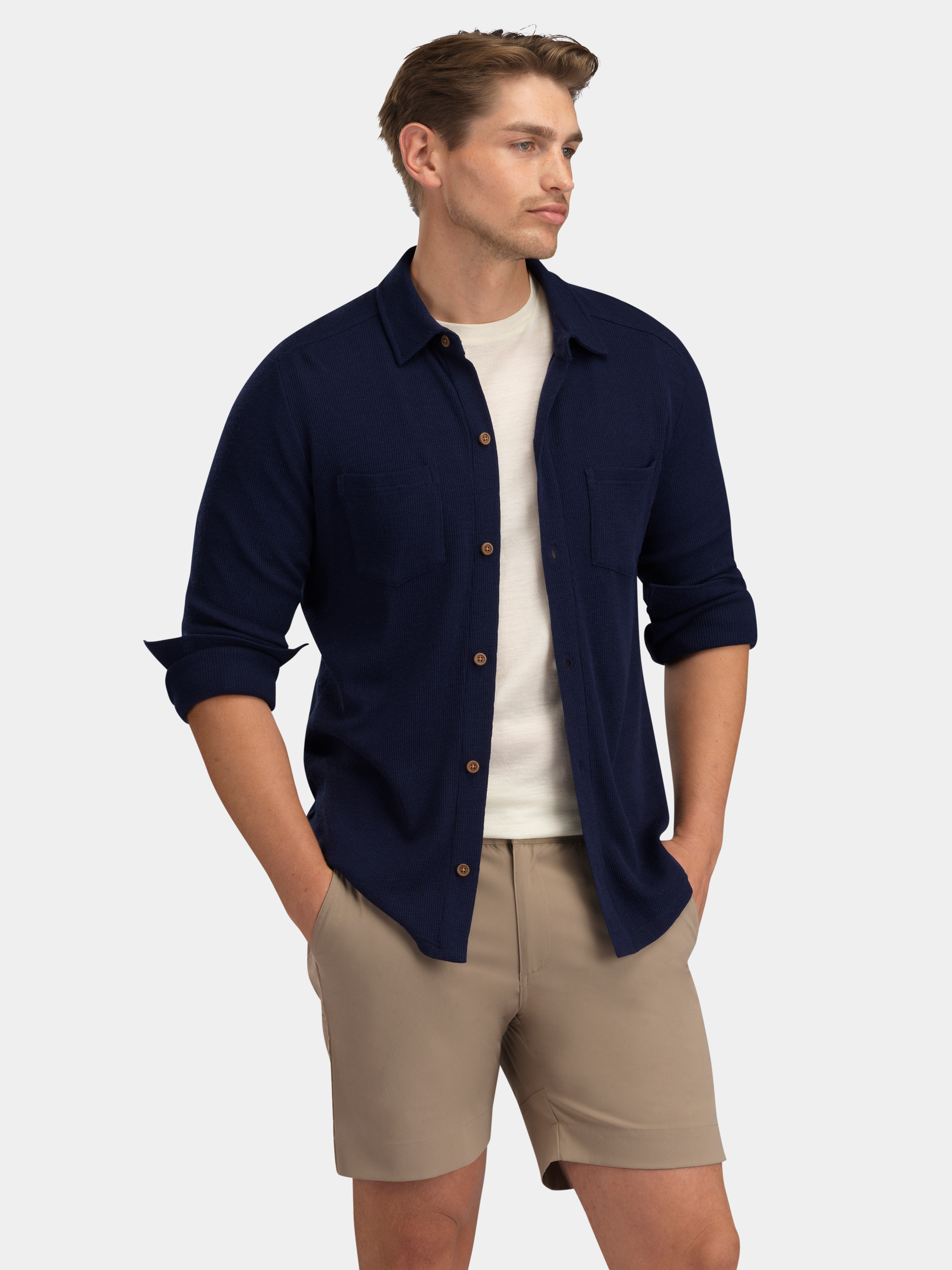 Romsdalseggen Cord Shorts  Driftwood