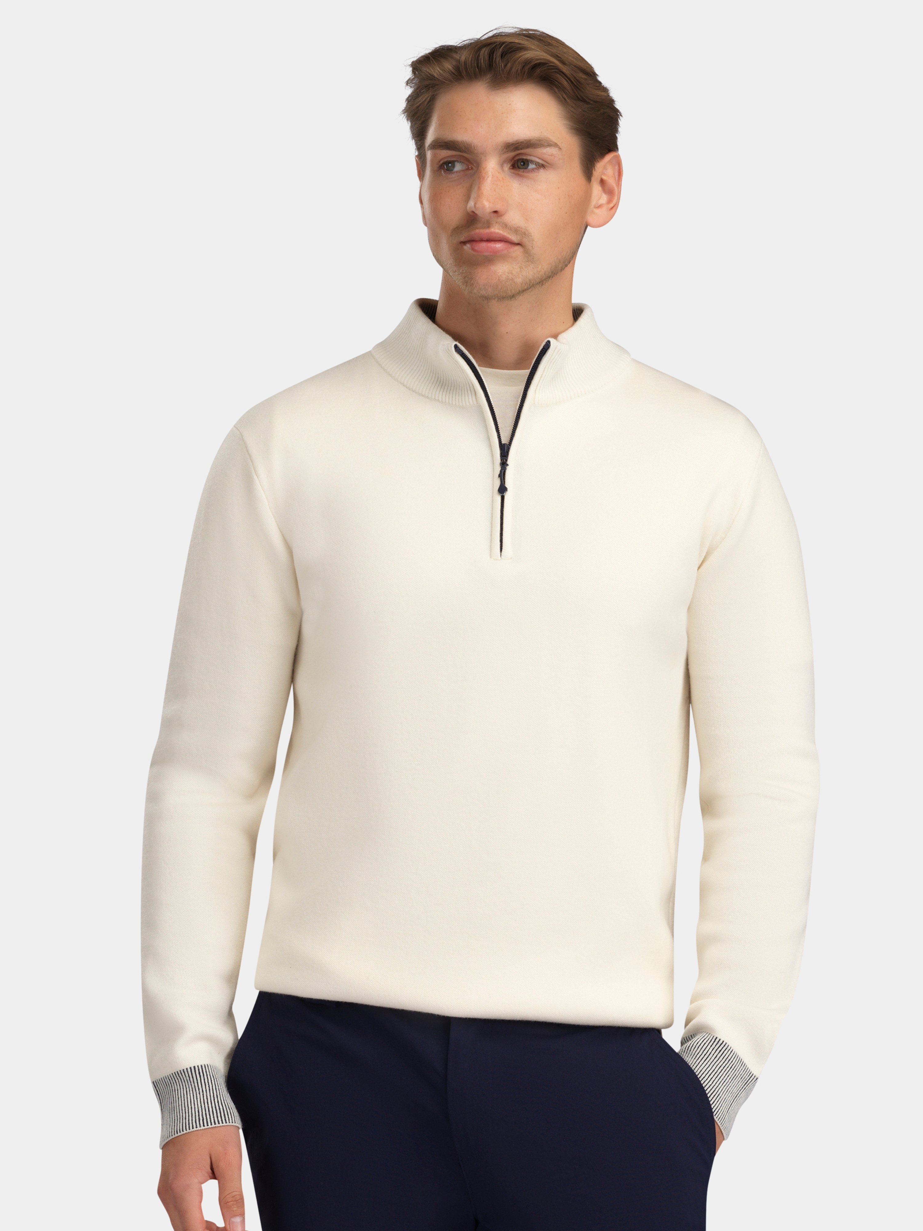 Tydal Half-Zip Ullgenser Snow White