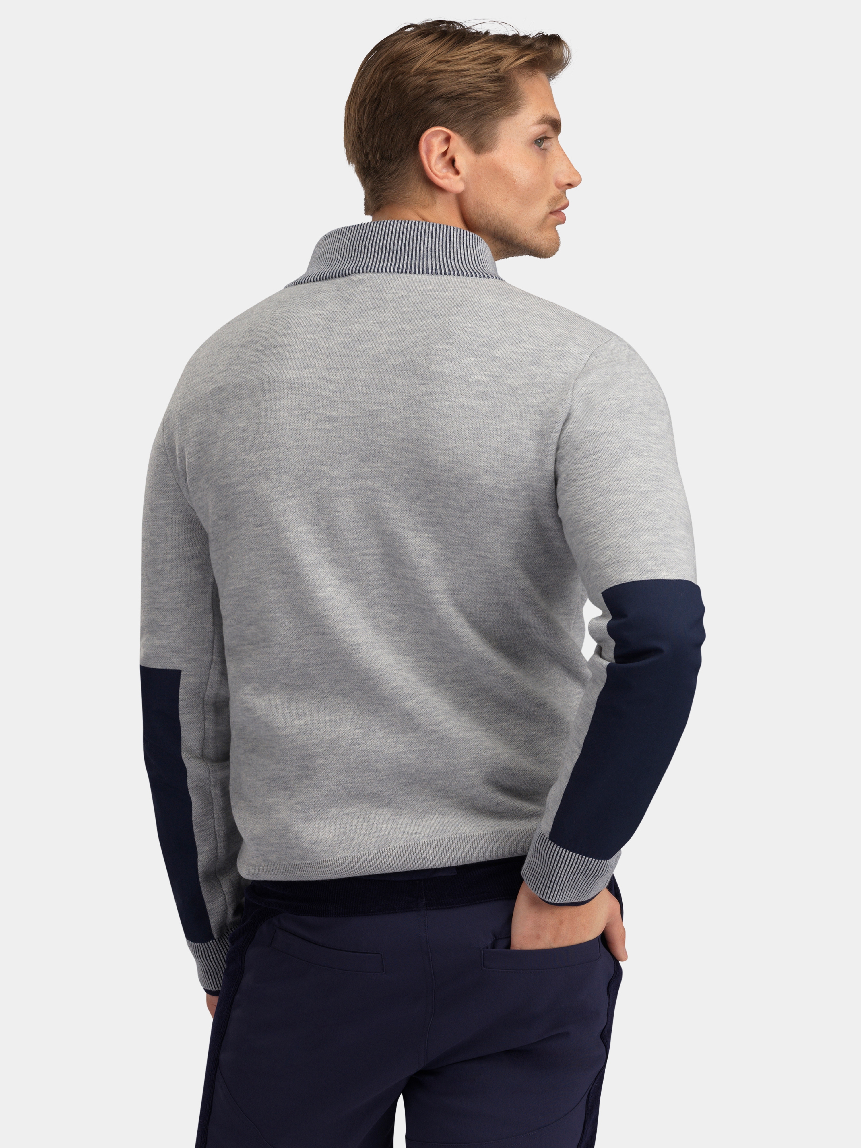 Tydal Half-Zip Ullgenser Grey Melange