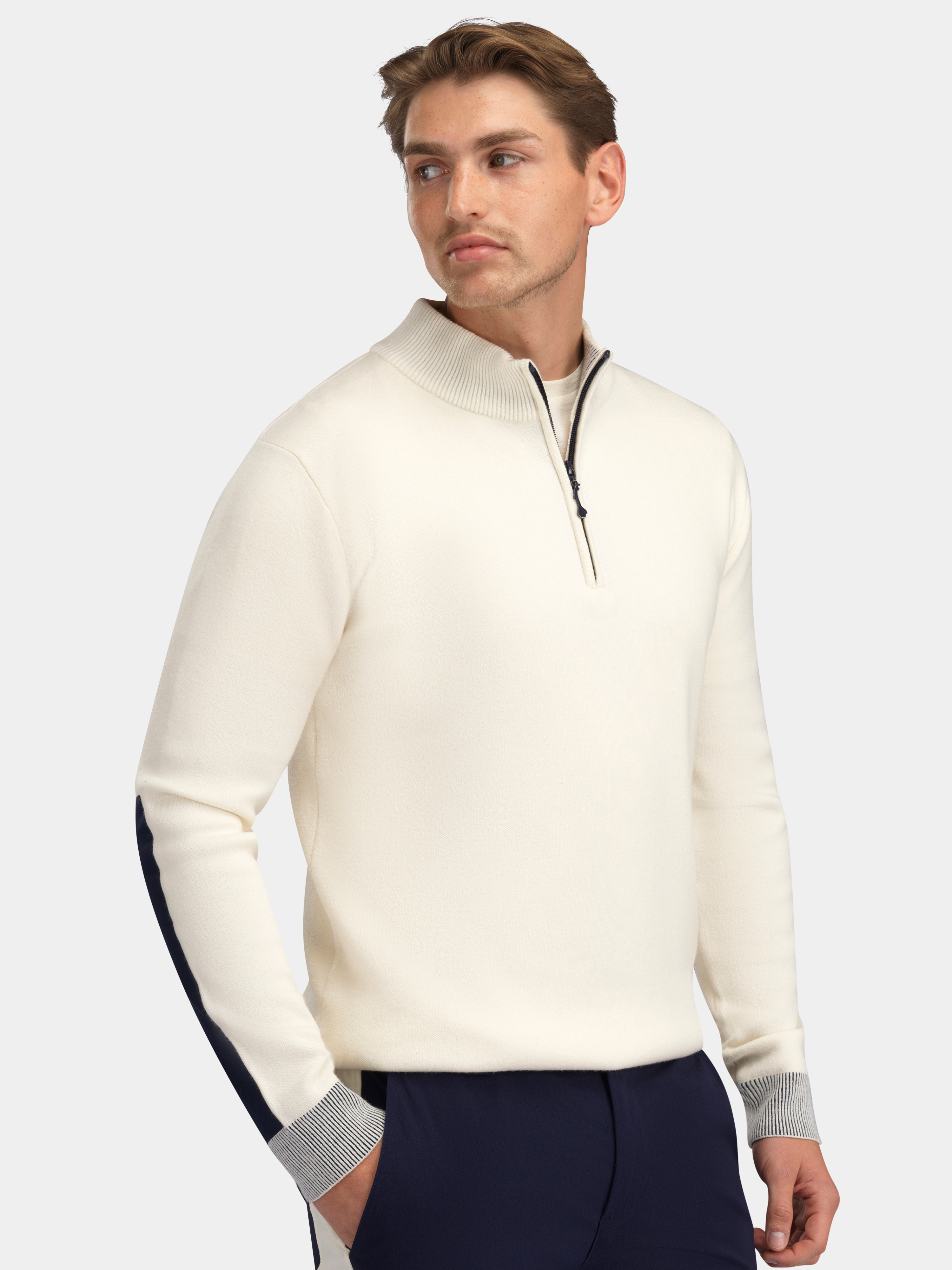 Tydal Half-Zip Ullgenser Snow White