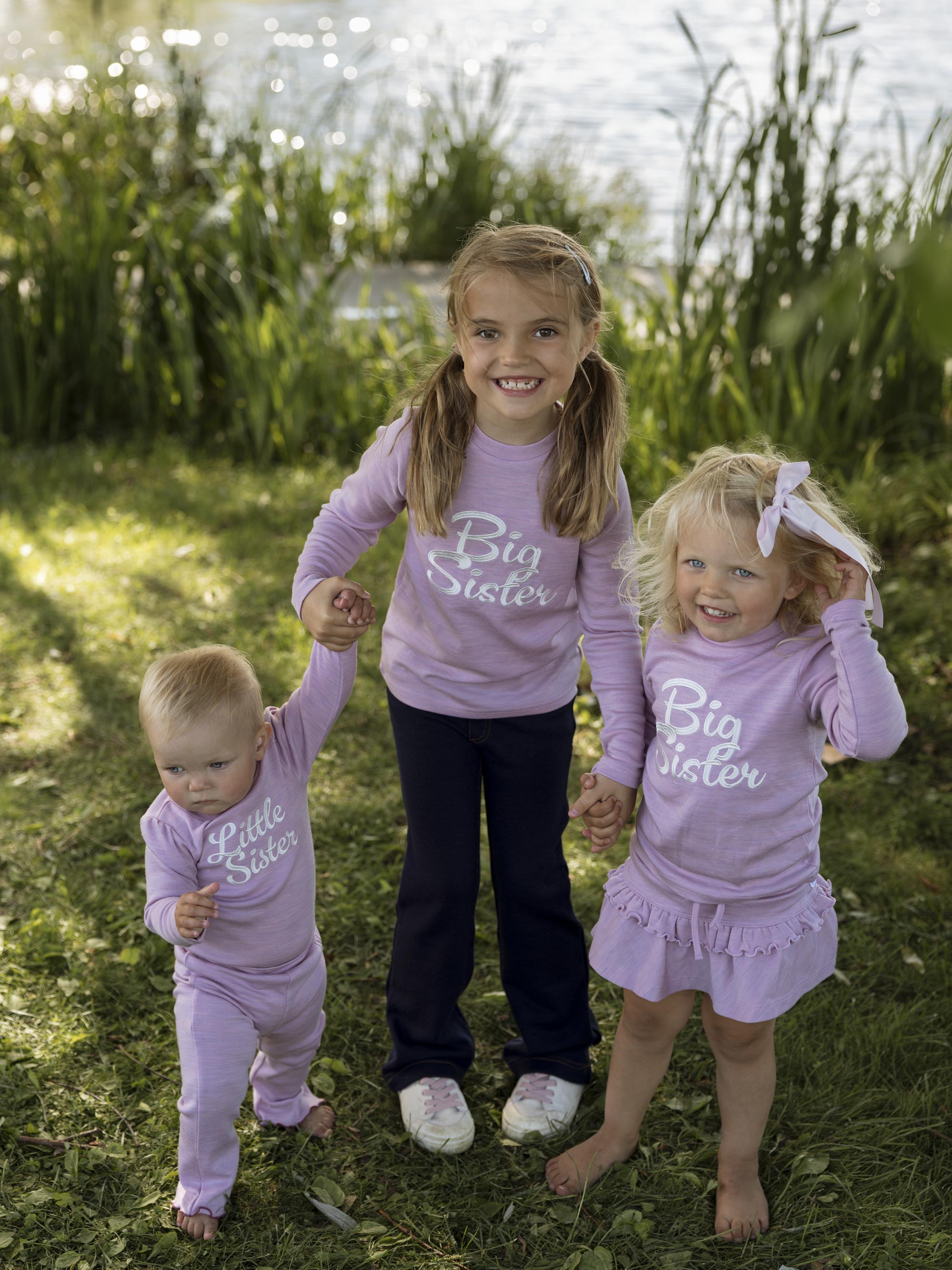 Fjærland Merino Ullbody 0-3 år Light Pink Melange