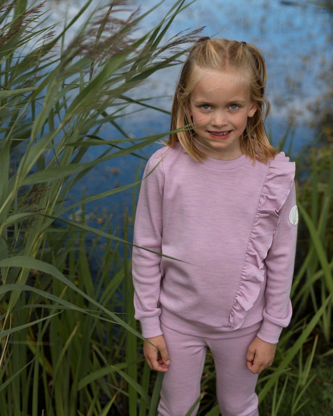 Eidsfjord Ullgenser  Light Pink Melange