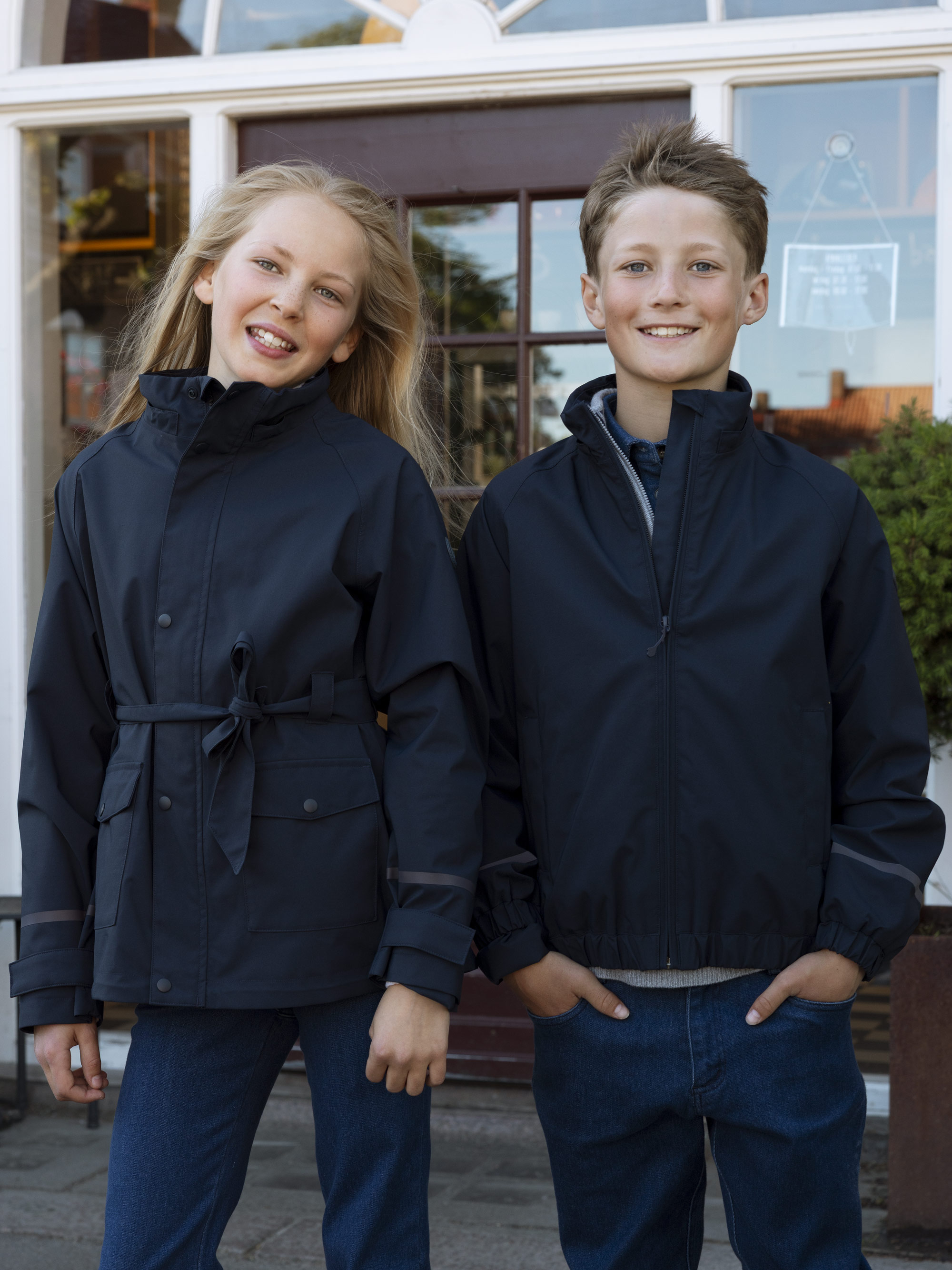 Florø Regnjakke Dark Blue