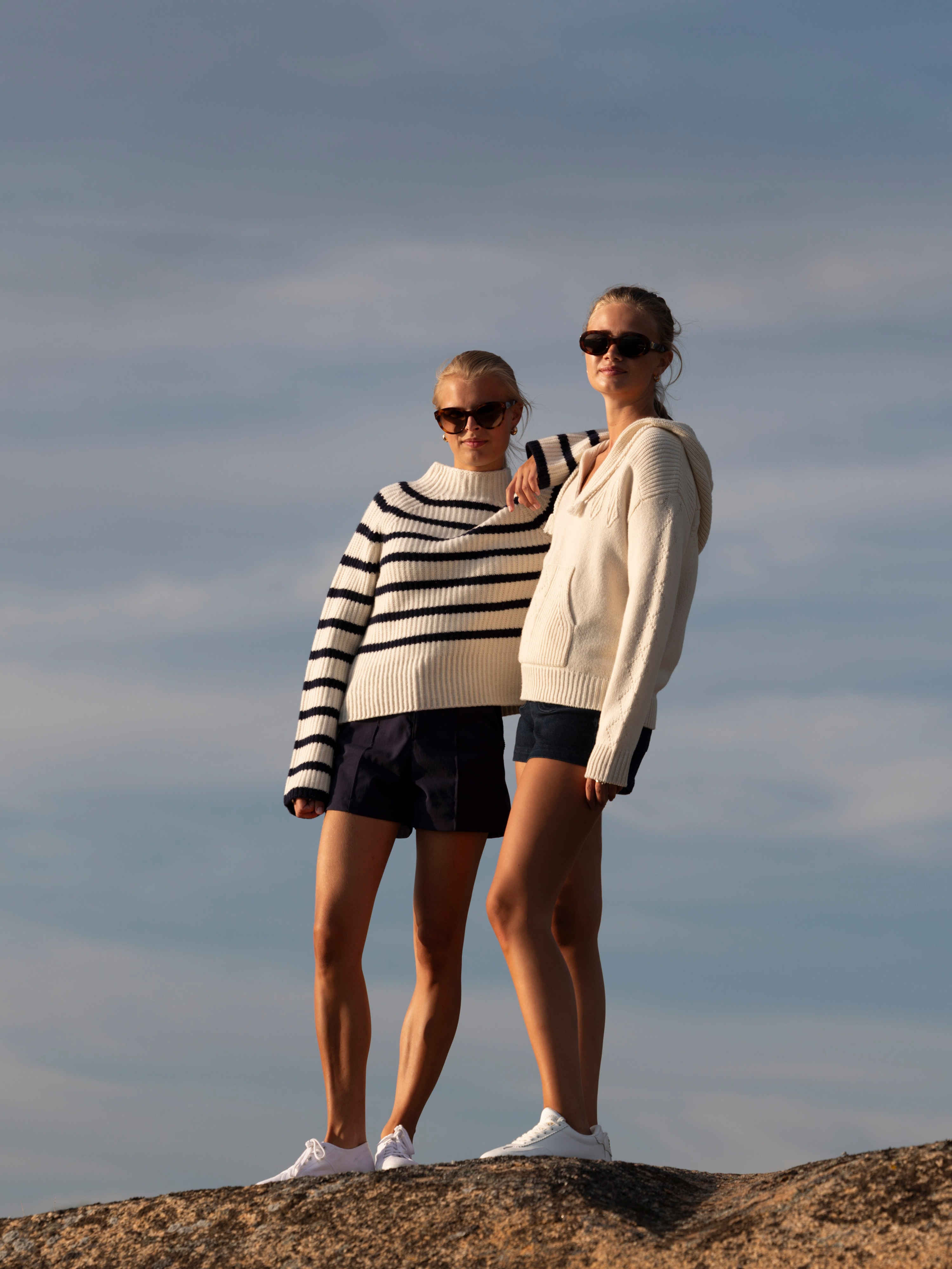 Kråkerøy Strikkegenser  Dark Blue