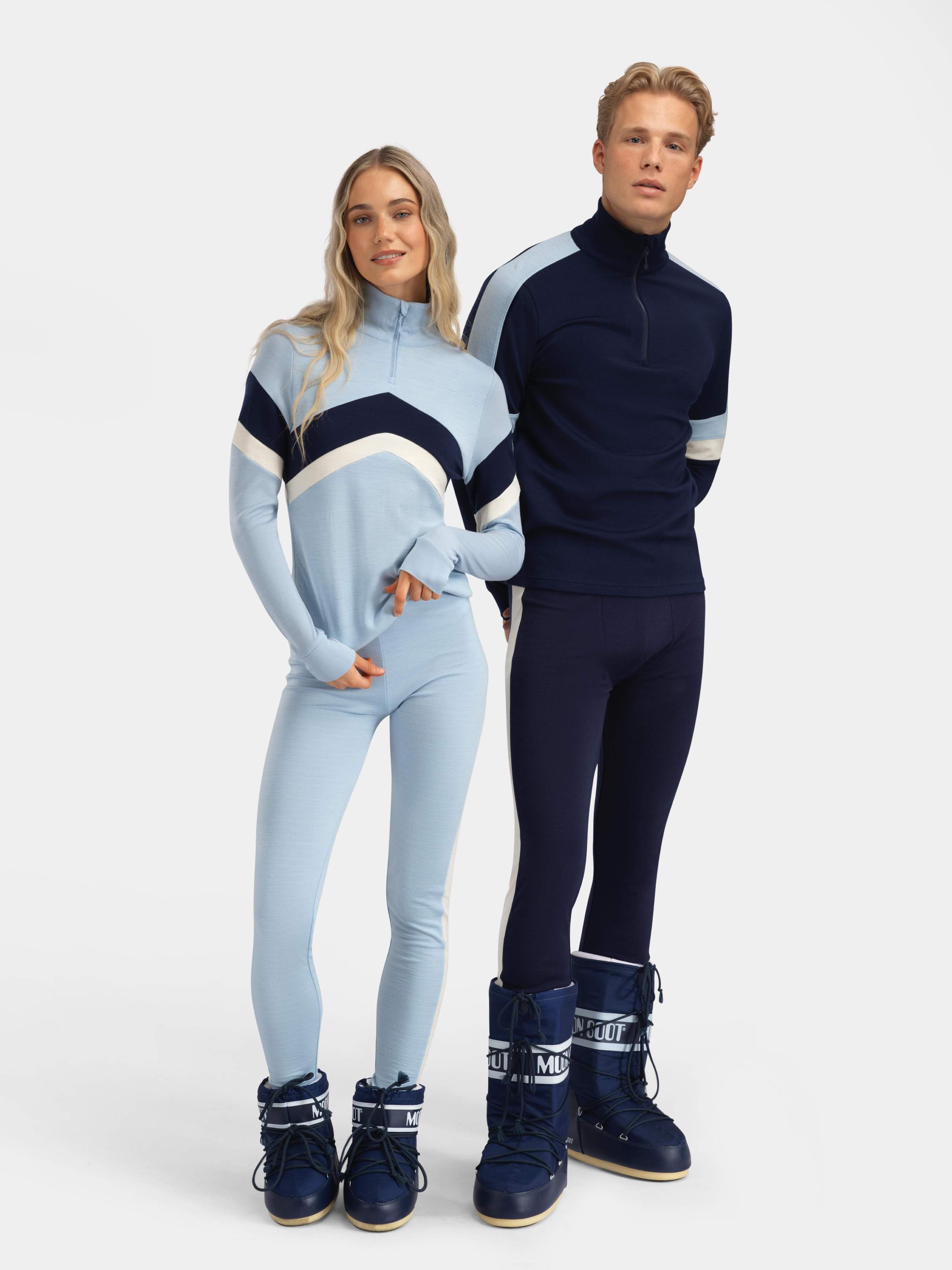 Vegglifjell Half-Zip Ulltrøye Light Sky