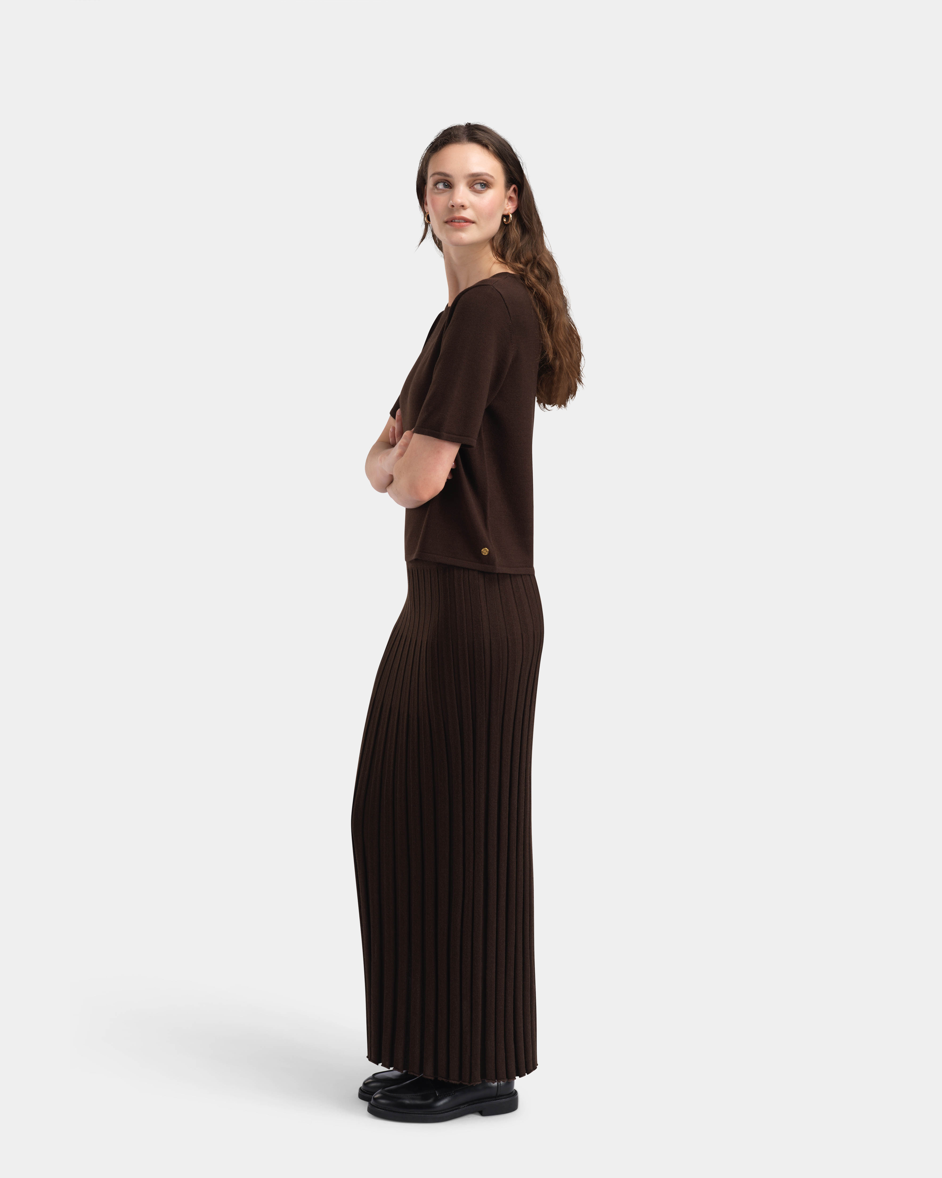 Ramsfjellet Ull Skjørt Hot Fudge